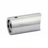 ENTRETOISE TUBE D33,7MM / PLAT - L 55MM,AISI316 BROSSE