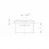 ADAPTATEUR, D 42,4 X 2,0 MM,AISI316 POLI MIROIR