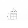 RACCORD DROIT POUR D 33,7 X 2,0 MM,AISI316 POLI MIROIR