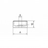 RACCORD A MANCHONNER D 42,4 X 2,0 MM,AISI316 BRUT