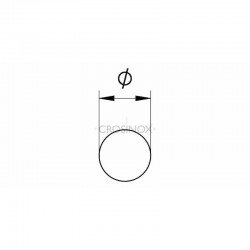 ROND INOX D10MM X 3.000MM,AISI316 BROSSE GRAIN 240