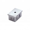 EMBOUT FLEXIBLE 60 X 40 MM,PERCAGE M8, AISI304 BROSSE