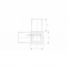 RACCORD A 90DEG, 30 X 30 X 2,0 MM,AISI316 BROSSE