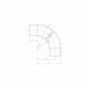 COUDE ORIENTABLE, D 48,3 X 2,0 MM,AISI316 BROSSE