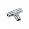 RACCORD EN T AVEC DEPART ORIENTABLE,POUR D33,7X2,0MM, AISI304 BROSSE