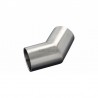 RACCORD 45DEG POUR LISSE BOIS D45MM,AISI316 BROSSE