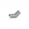 RACCORD ORIENTABLE VERS HAUT D42,4X1,5MM,AISI316, BROSSE - TUBE A GORGE