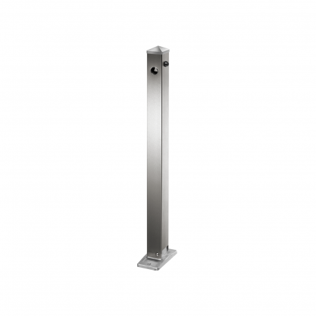 Poteau acier inoxydable  70 x 70 mm