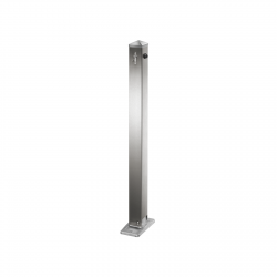 Poteau acier inoxydable  70 x 70 mm