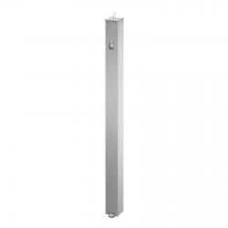 Borne acier inoxydable escamotable  70 x 70 mm