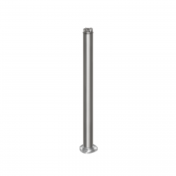 Poteau acier inoxydable  Ø 76mm