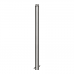 Poteau en acier inoxydable Ø 76 mm