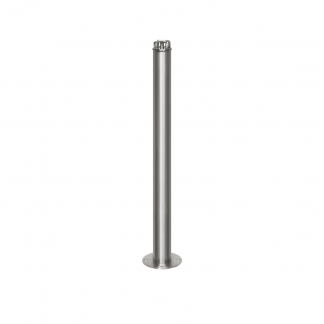 Poteau en acier inoxydable Ø 76 mm