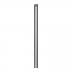 Poteau en acier inoxydable Ø 76 mm