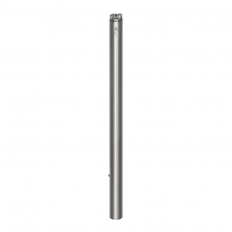 Poteau en acier inoxydable Ø 76 mm