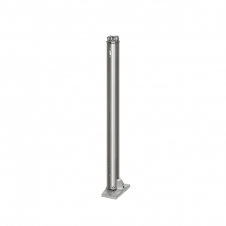 Poteau en acier inoxydable Ø 76 mm