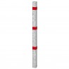 Poteau Jupiter carré en acier 70 x 70 mm
