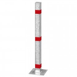 Poteau Jupiter carré en acier 70 x 70 mm
