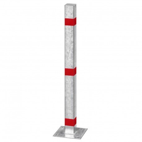 Poteau Jupiter carré en acier 70 x 70 mm