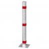 Poteau Jupiter carré en acier 70 x 70 mm
