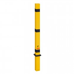 Poteau Jupiter carré en acier 70 x 70 mm