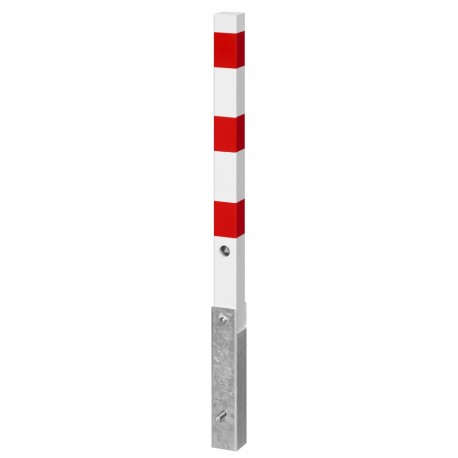 Poteau Jupiter carré en acier 70 x 70 mm