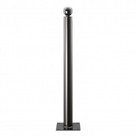 Borne décorative en aluminium Ø 76 mm
