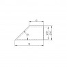 Embout biais inox 316
