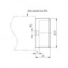 Adaptateur à coller inox 316