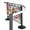 NeXtrac avec panneaux Pegboard : systèmes de vente et de merchandising