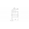 Embout tube a gorge diametre 48,3mm