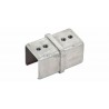 Raccord tube a gorge 40x40x1,5mm       