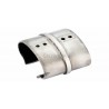 Raccord tube a gorge oval 80x40mm