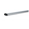 Main-courante / Set tube a gorge oval 80x40mm. droite