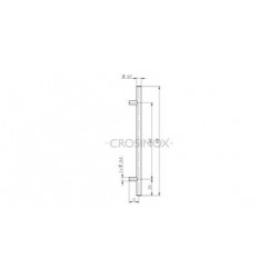 BATON DE MARECHAL L 800 MM,...