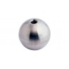 SPHERE PLEINE D60MM, TROU BORGNE TARAUDE,AISI304 TOURNE BRUT