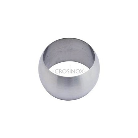 BAGUE DECOR D33,7MM,AISI316 BROSSE