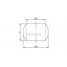 BAGUE DECOR D33,7MM,AISI316 BROSSE