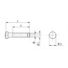 EMBOUT BOMBE A SERTIR POUR CÂBLE 6MM,AISI316 BROSSE
