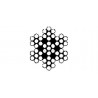 CÂBLE INOX, 4MM, ROULEAU 25M,AISI304