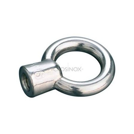 VIS A ANNEAU POUR CÂBLE 4 MM, TARAUDE M6,AISI316
