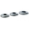 CACHE-PLATINE BOMBEE D125MM, H10MM,OUVERTURE D49MM, AISI304 BROSSE