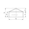 EMBOUT DECO 90X90MM POUR POTEAU,PYRAMIDE, AISI316 BROSSE