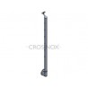 POTEAU DE GARDE-CORPS D42,4 X 2,0 MM,AISI304, PERCAGE 6 X D12,2 