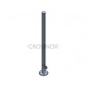 POTEAU DE GARDE-CORPS D48,3 X 1,5 MM,AISI304 M. TUBE A GORGE30 X 27