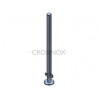 POTEAU DE GARDE-CORPS D48,3 X 1,5 MM,AISI304 DOUBLE TUBE A GORGE 27