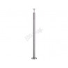 POTEAU SUPPORT D48,3X2,0MM, H970MM,AISI304 BROSSE