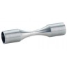 RACCORD POUR LISSE, ALESAGE 2 X D12,1MM,AISI316 BROSSE