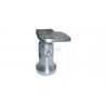 SUPPORT D'ANGLE DE TUBE 42,4MM,SUR POTEAU, AISI304 BROSSE