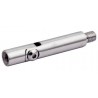 RACCORD ORIENTABLE, L69MM, D14MM,FILETE M8, TARAUDE M6, AISI304 BROSSE
